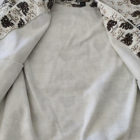 Raw Blue Hoodie Heavyweight Full Zip Men's 2XL All Over Print Trees - Picture 10 of 16